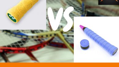 Badminton Towel Gip vs OverGrip