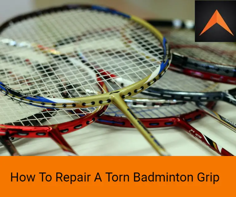 How to repair a torn badminton grip