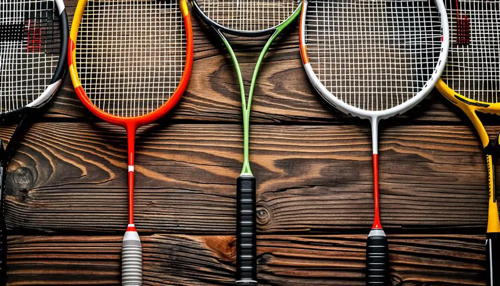 optimal badminton racket materials