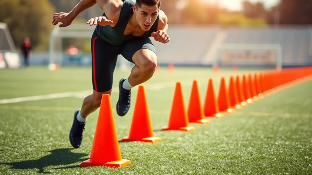 agility cone drills techniques