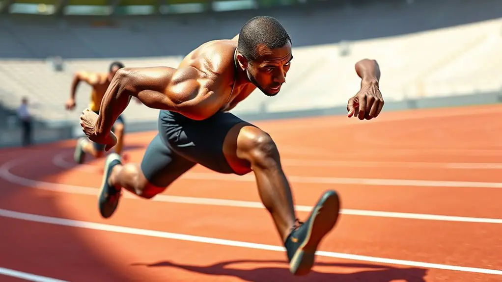 arm mechanics enhance sprinting