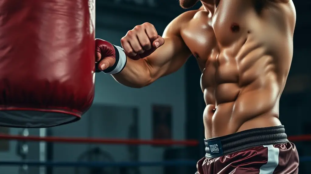 core strength enhances punching power