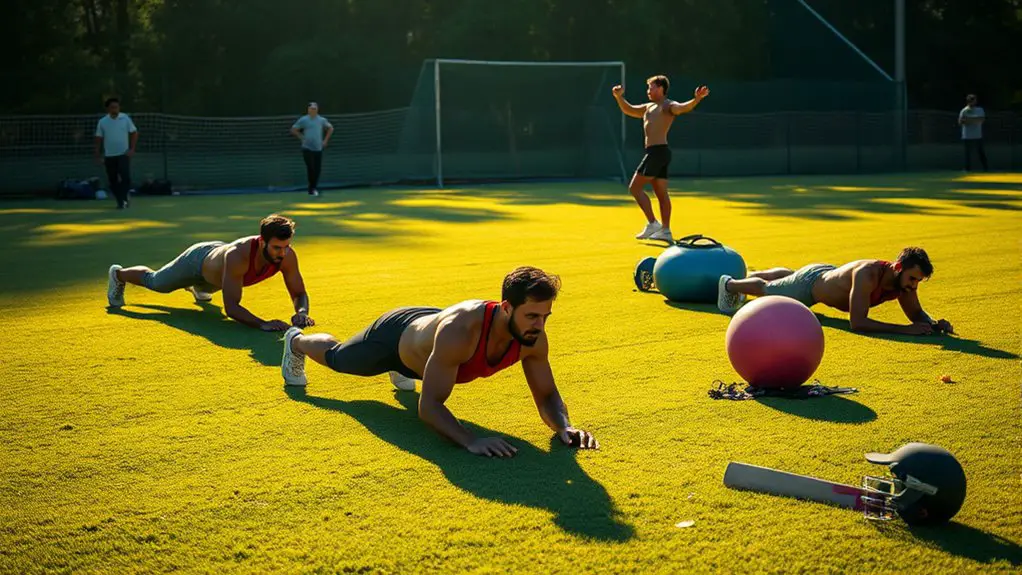 core strength for cricketers
