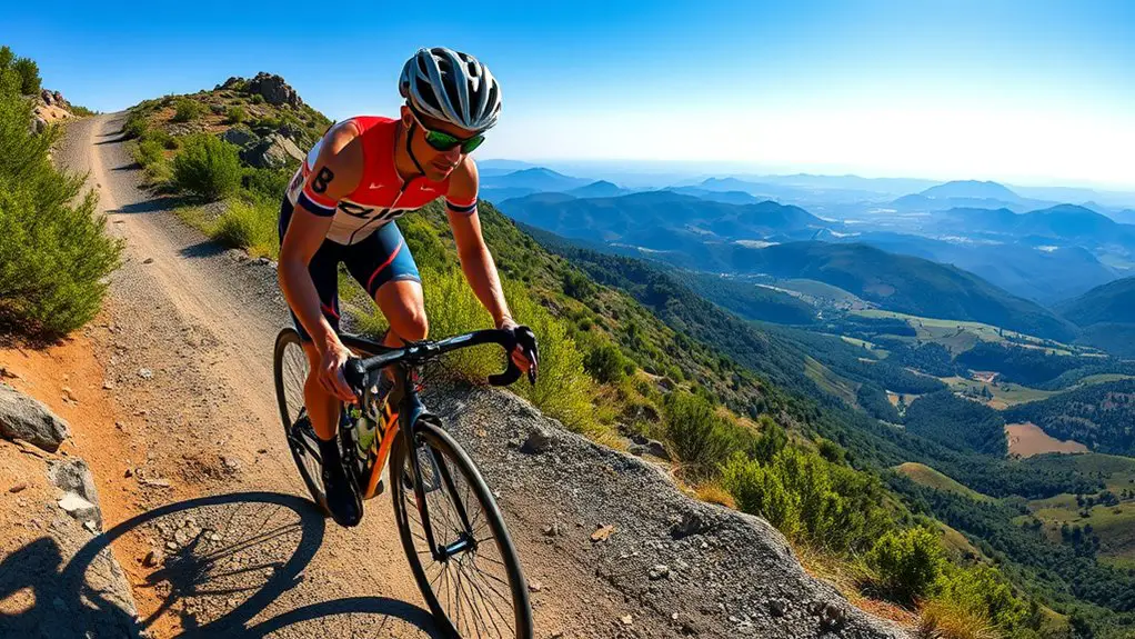 cyclist hill training workouts
