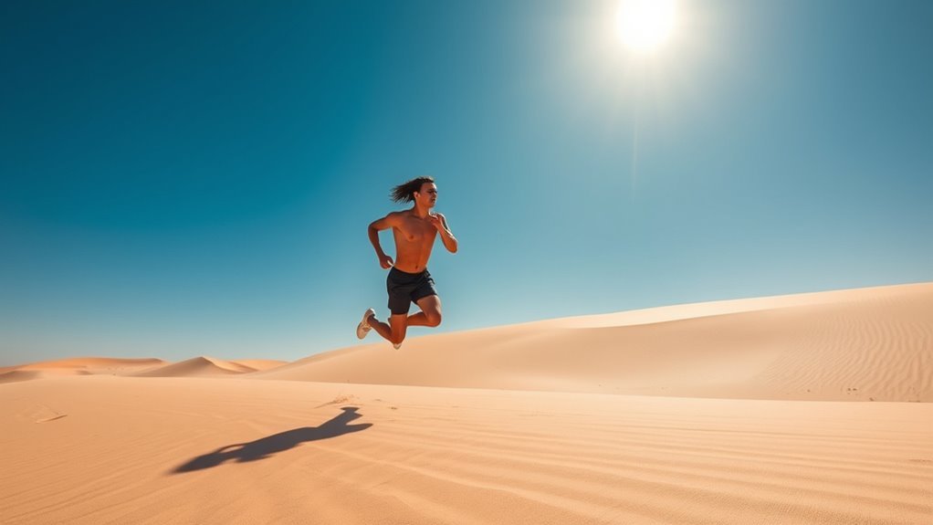 endurance training on sand