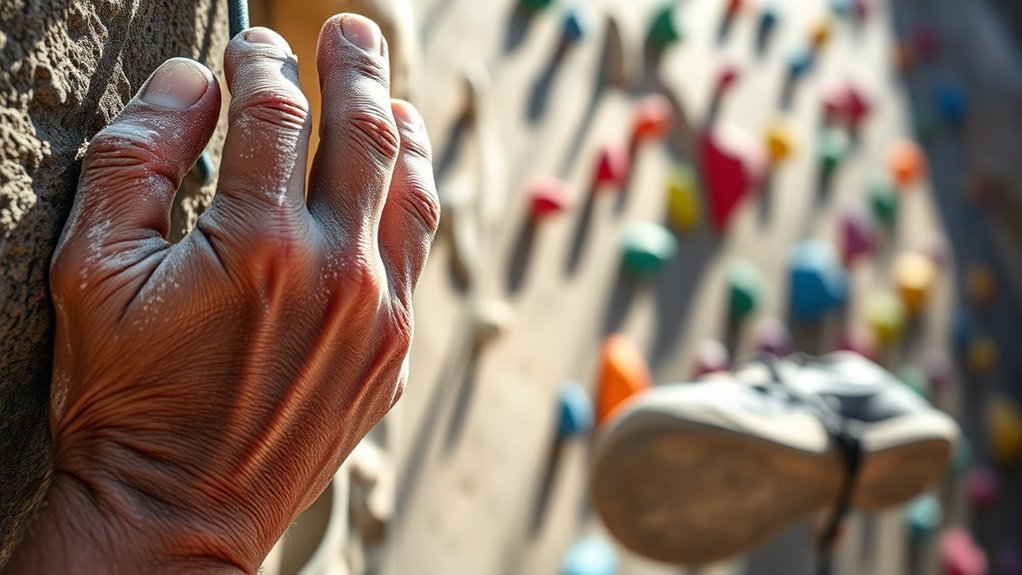enhance rock climbing grip