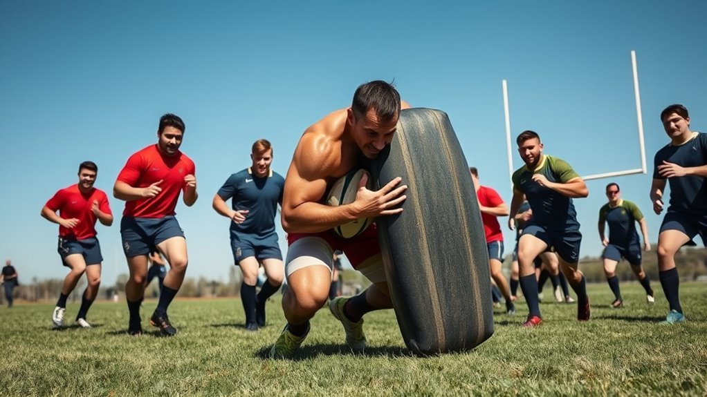 enhance rugby tackling strength