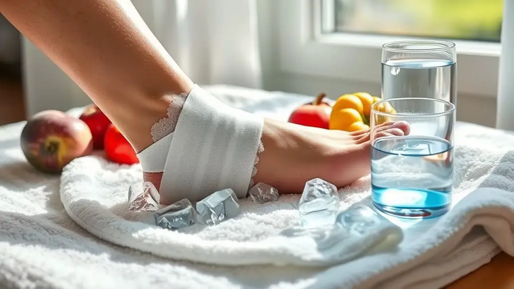 fast recovery for sprained ankle