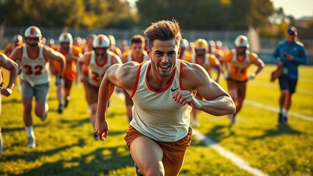 football sprint training techniques