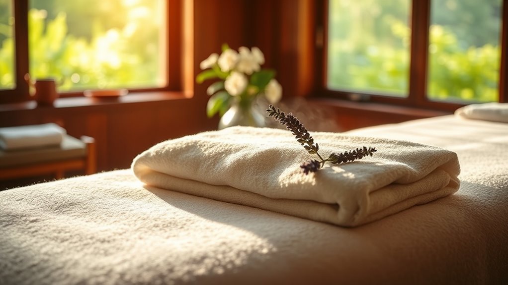 heat therapy promotes relaxation