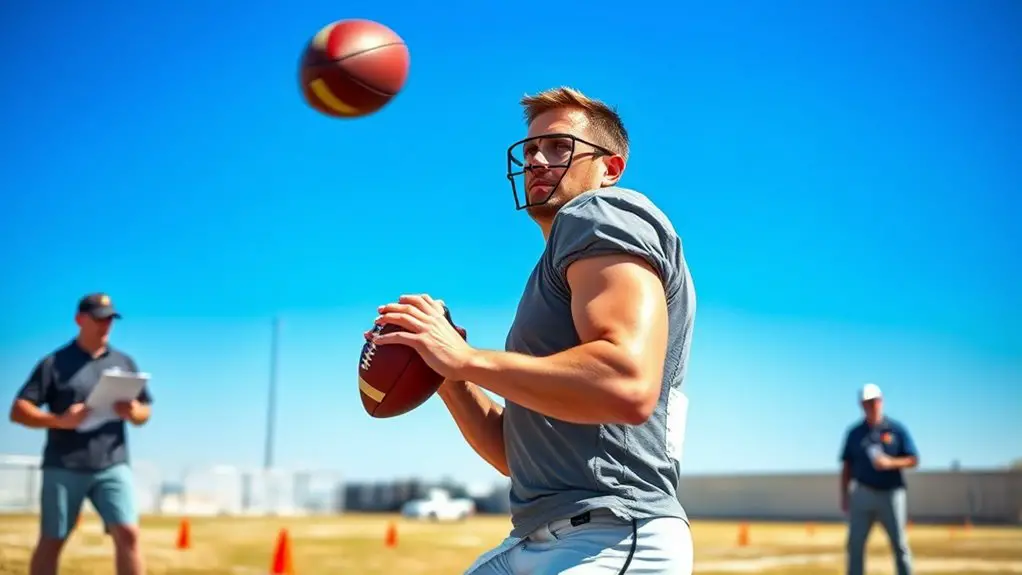 quarterbacks develop passing accuracy