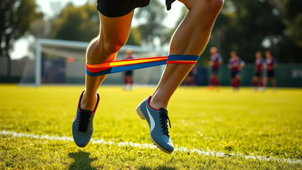 resistance band training soccer