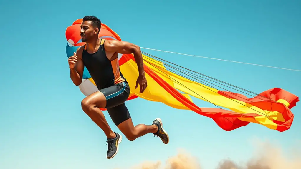 resistance parachutes enhance sprinting performance