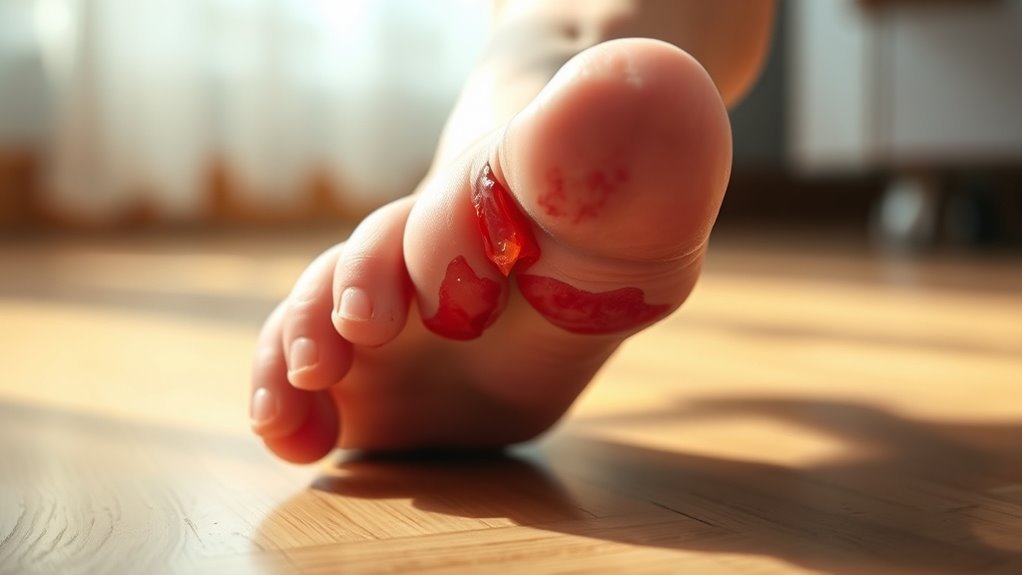 athlete s foot causes pain